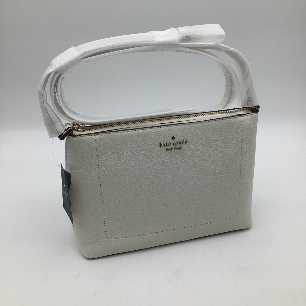 Kate Spade Leila Meringue Pebbled Leather Medium Crossbody Bag‎ Purse NWT